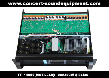 FP 14000 2 x 2400W Concert Sound Equipment , 2 Channel High Stability Switching Amplifier